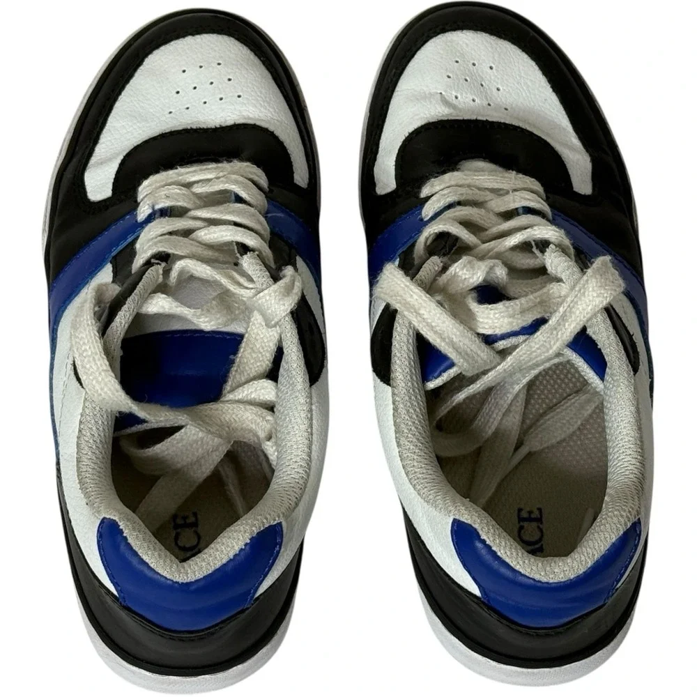 The Children's Place Blue Black White Colorblock Sneakers Boy's 2